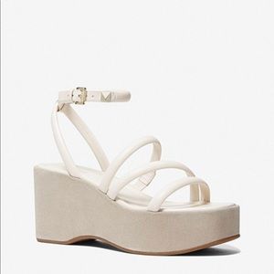 Michael Kors platform wedge sandals